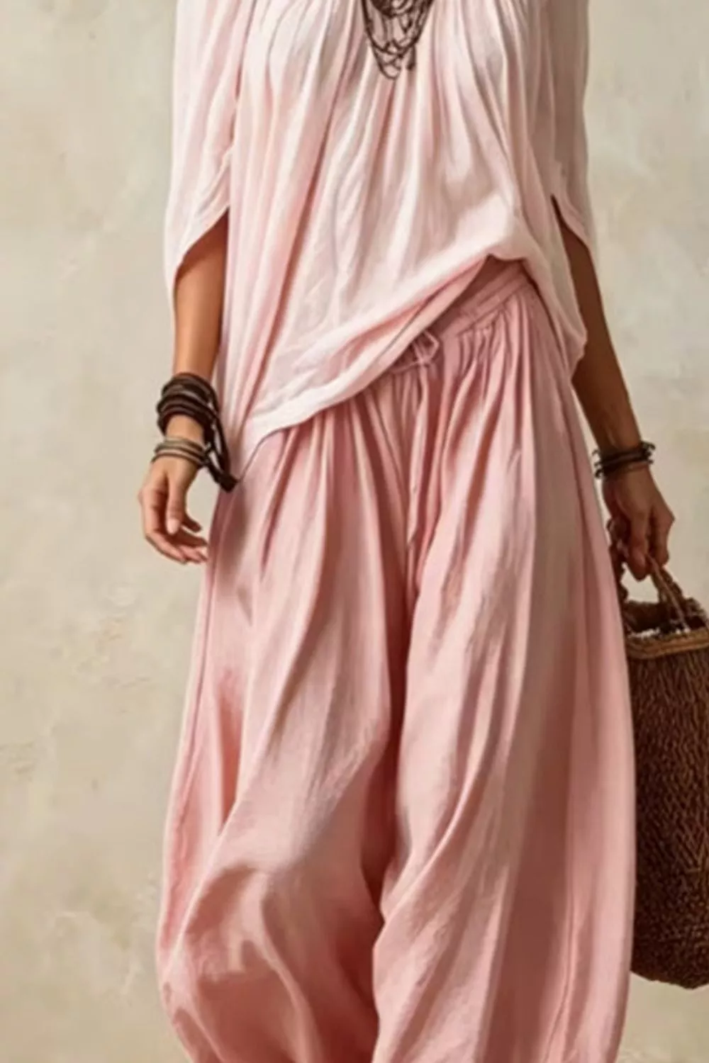 Full Size Off-Shoulder Top and Wide-Leg Pants Set Plus Size, image 12