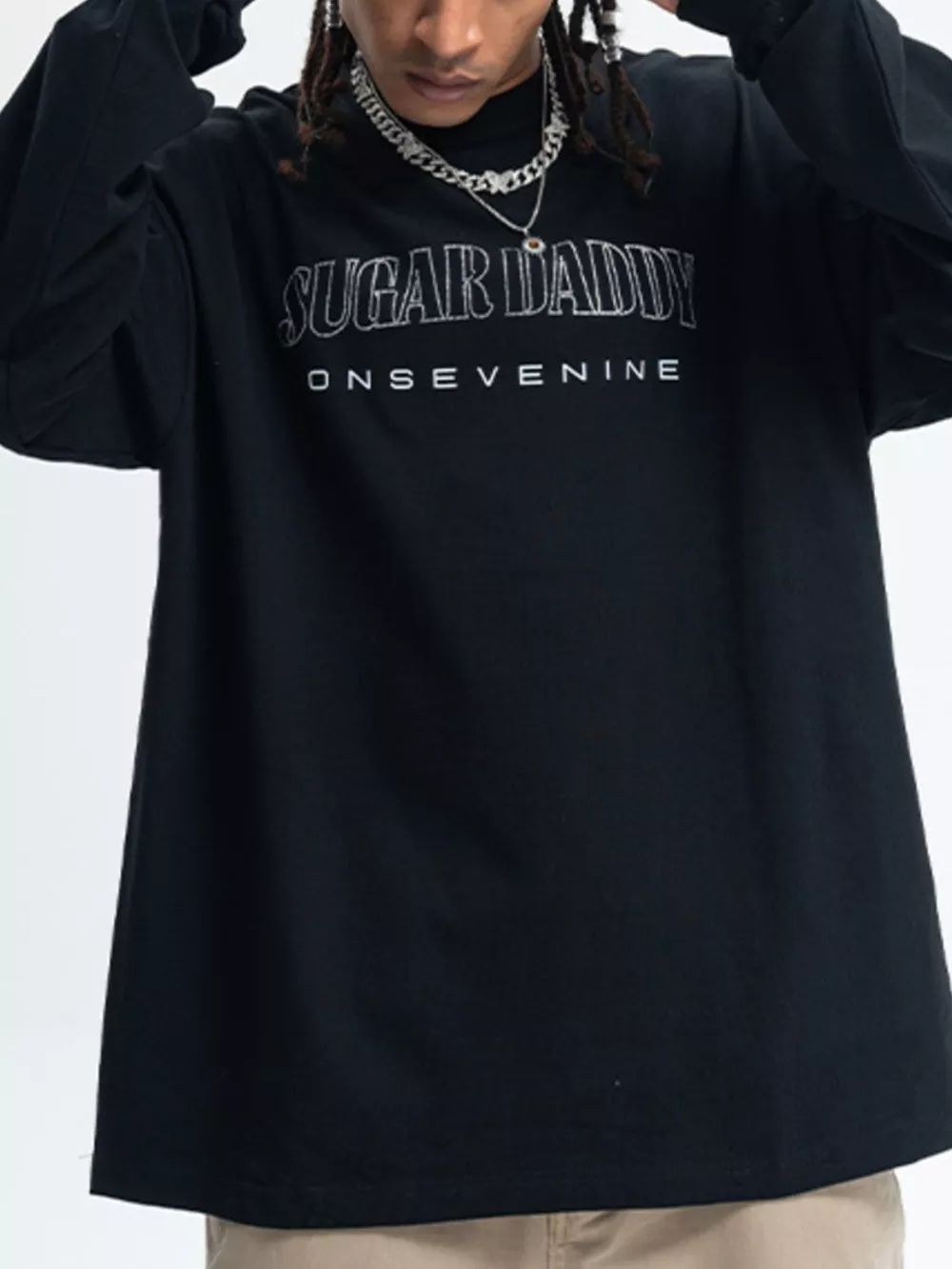 Men's Round Neck Letter Graphic T-Shirt, image 2