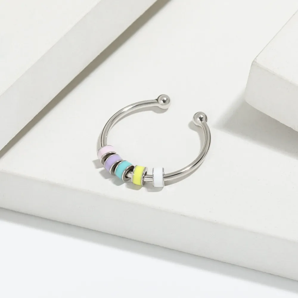 925 Sterling Silver Oil Drip Ring, image 4