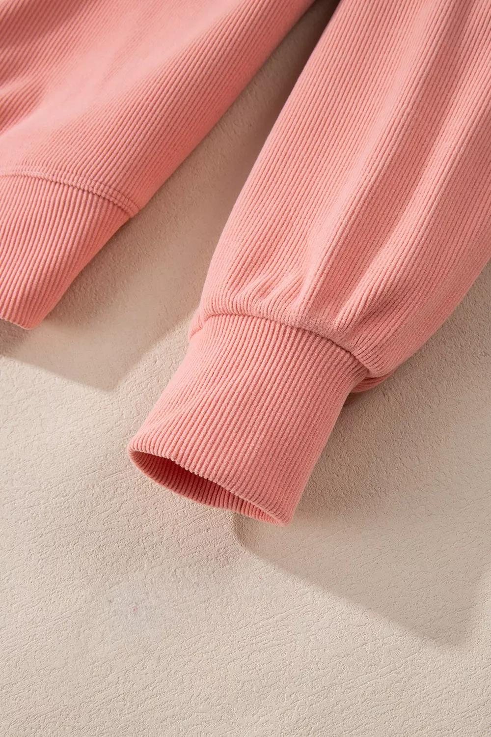 Ribbed Round Neck Top and Pants Set, image 5
