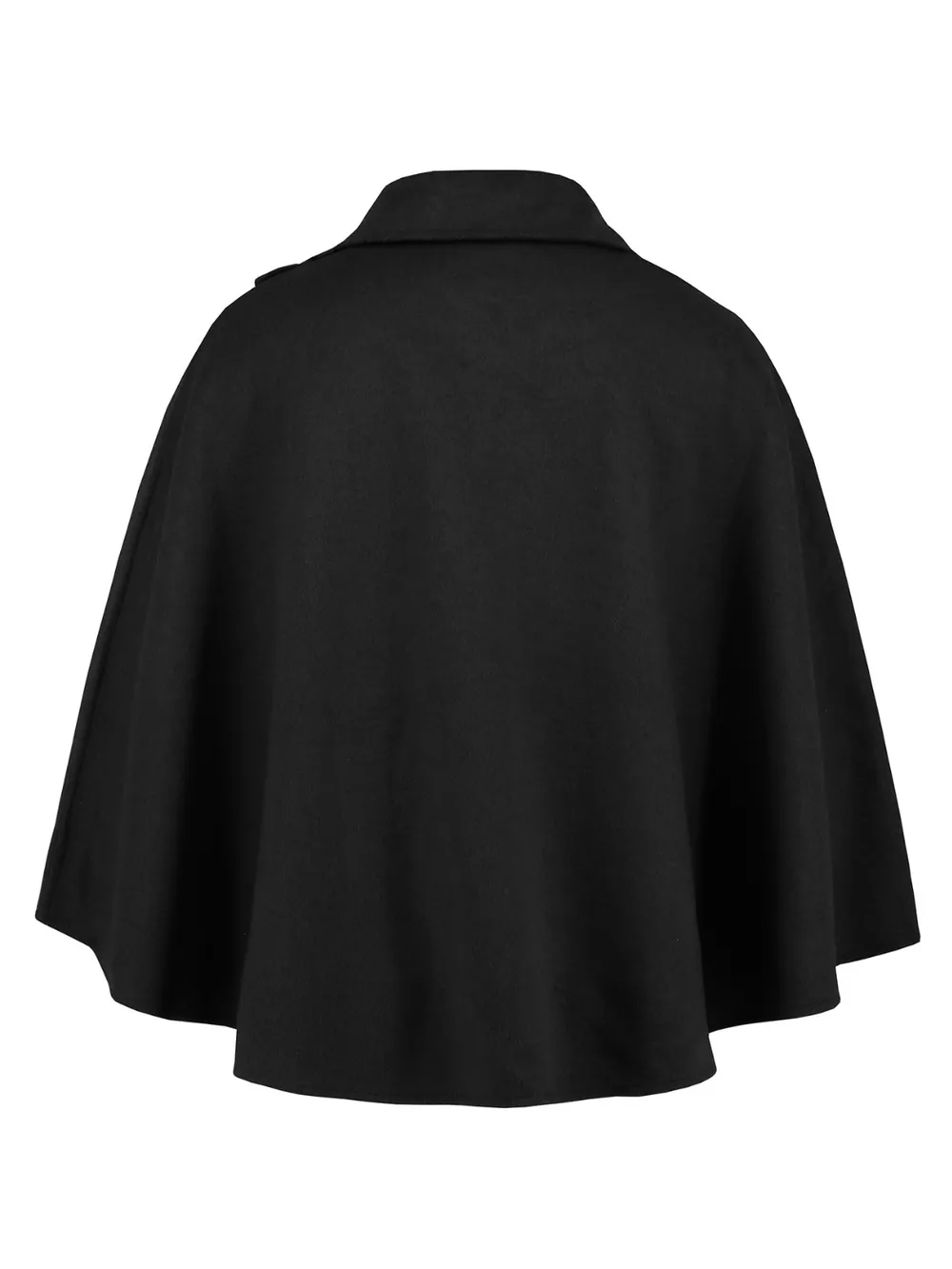 Collared Neck Cropped Cape, image 12