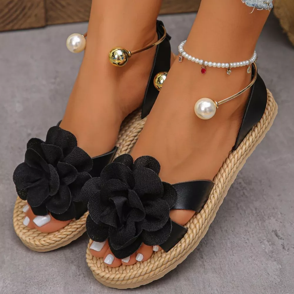 Flower Open Toe Sandals, image 5