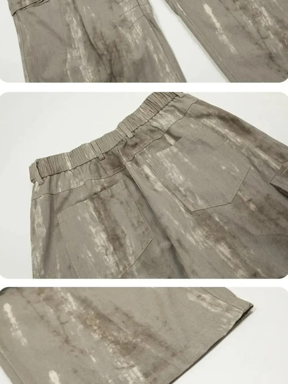 Men's Wide Leg Cargo Pants, image 3