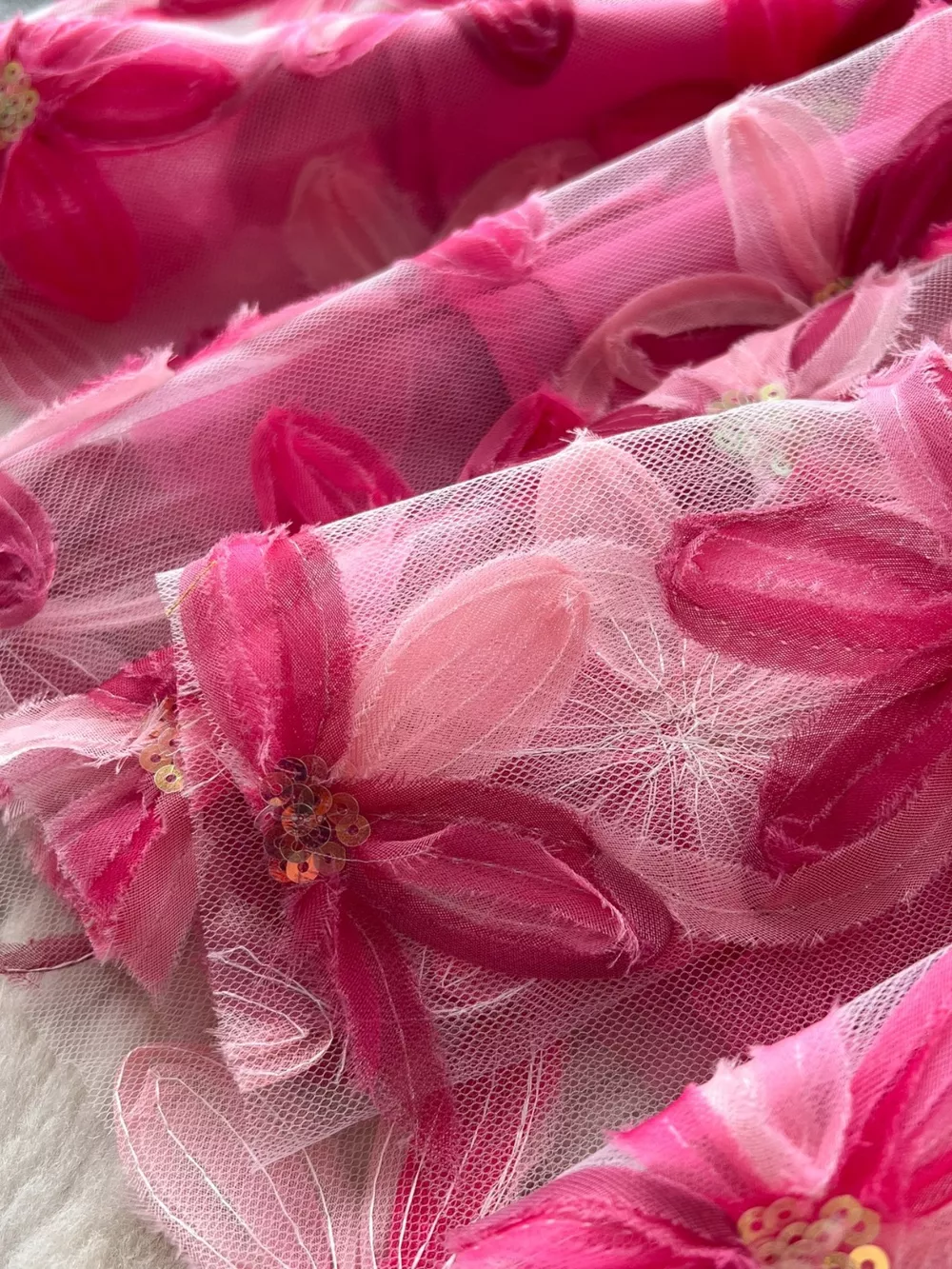 Floral Mesh Skirt, image 3