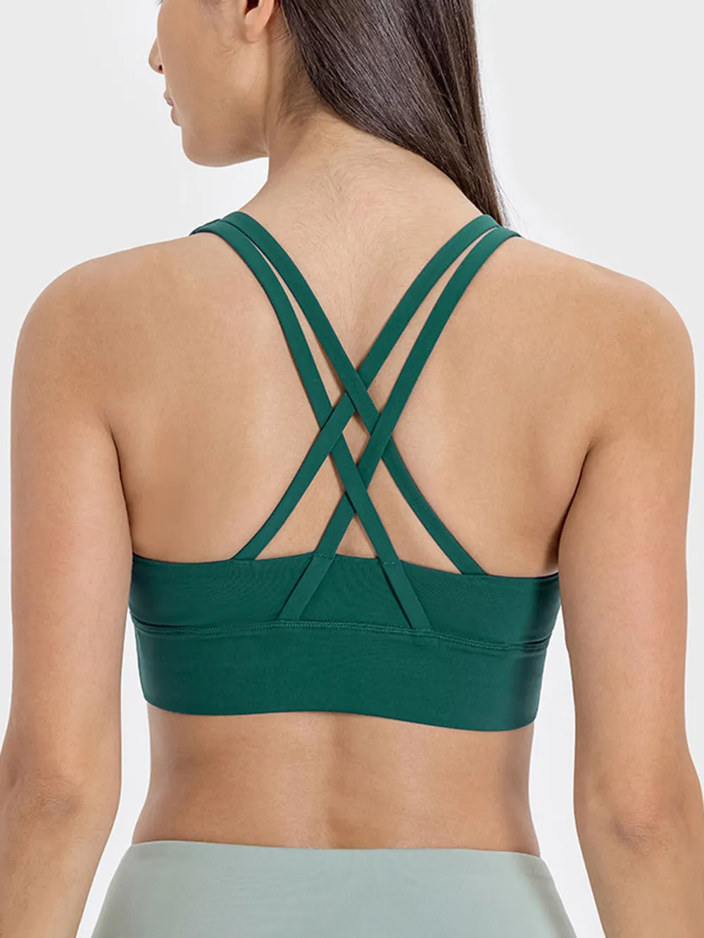 Crisscross Scoop Neck Active Tank, image 4