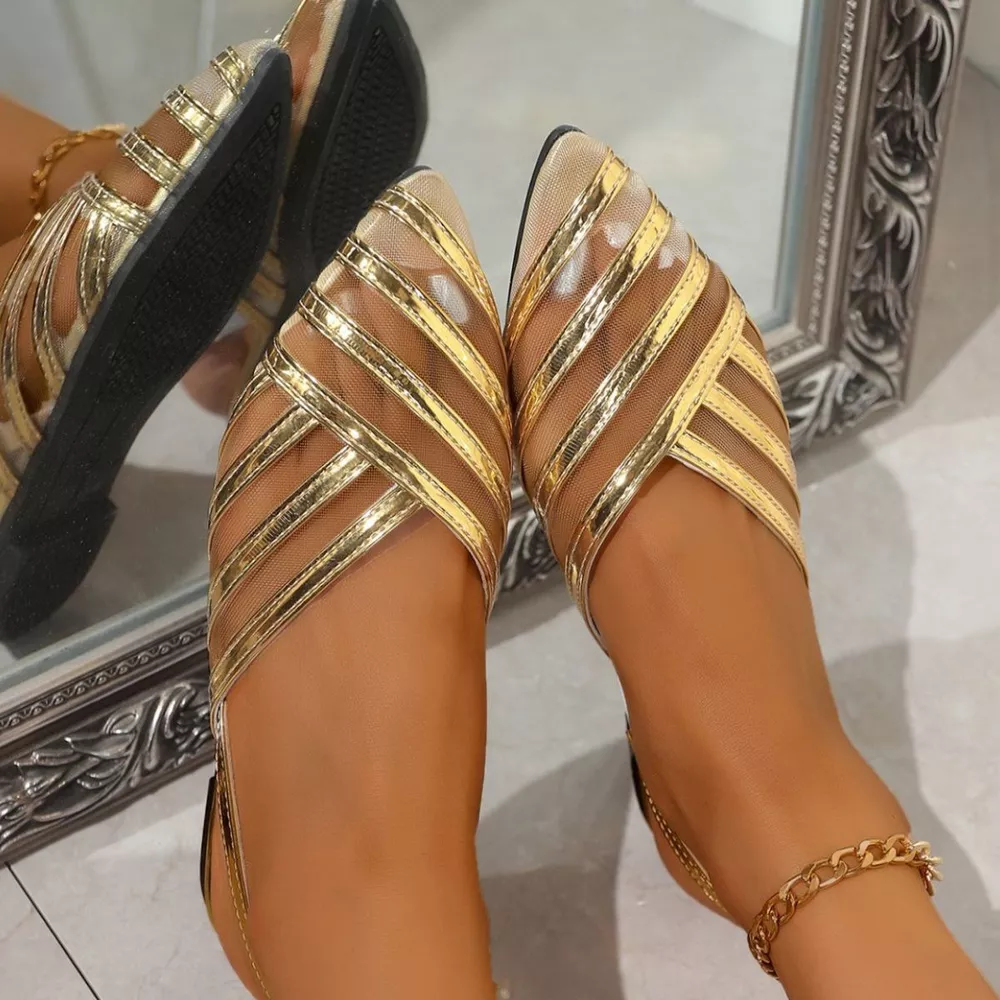 Point Toe Slingback Sandals, image 3