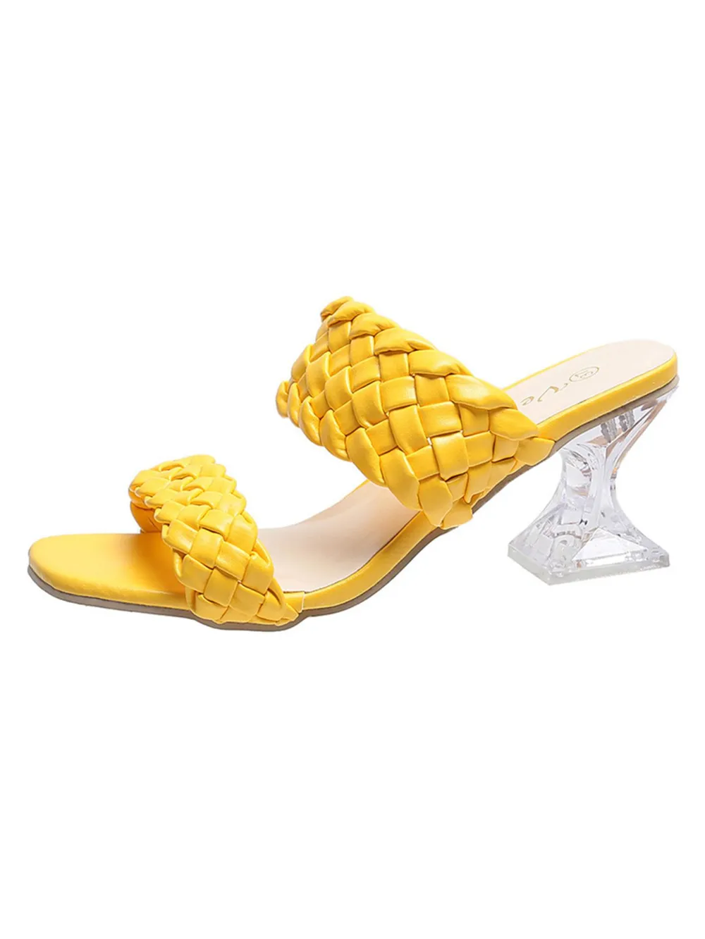 Woven Pattern Double Strap Sandals, image 6