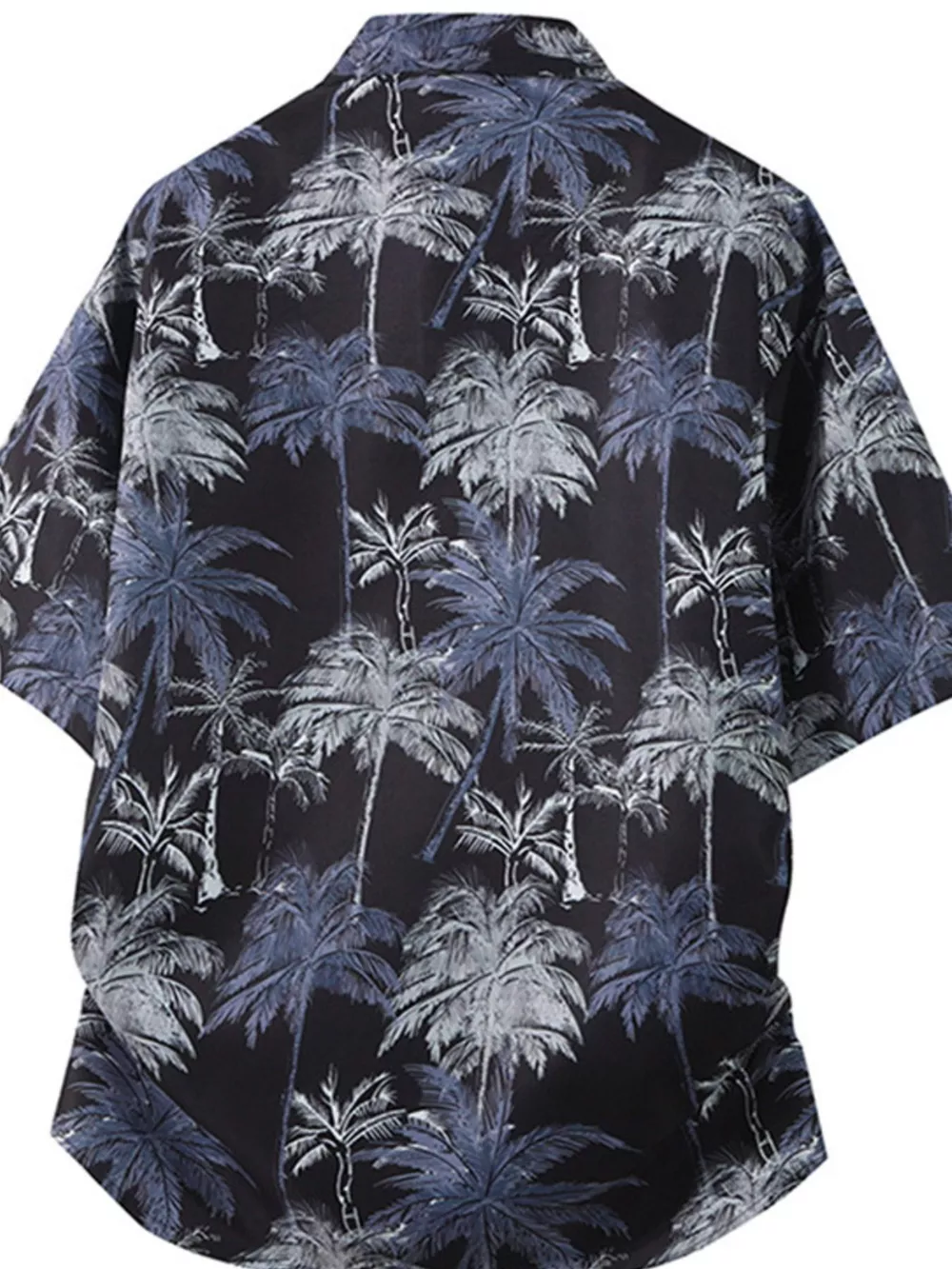 Men's Plus Size Tropical Print Short Sleeve Casual Shirt, image 5