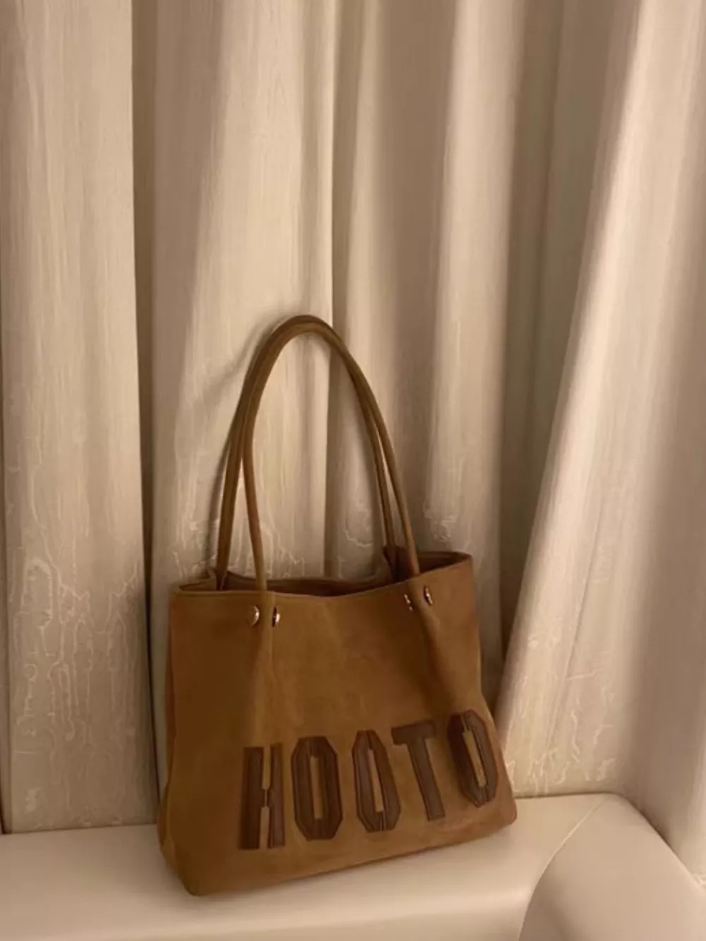 Lightweight Letter Tote Bag, image 2