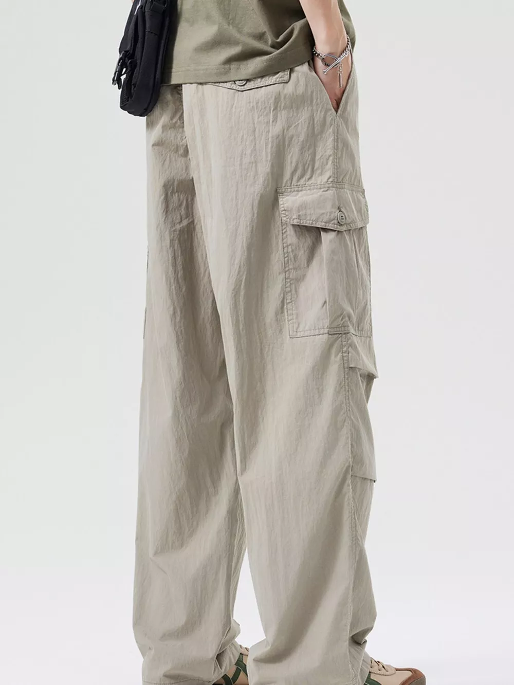 Men's Full Size Loose Fit Cargo Pants Plus Size, image 11