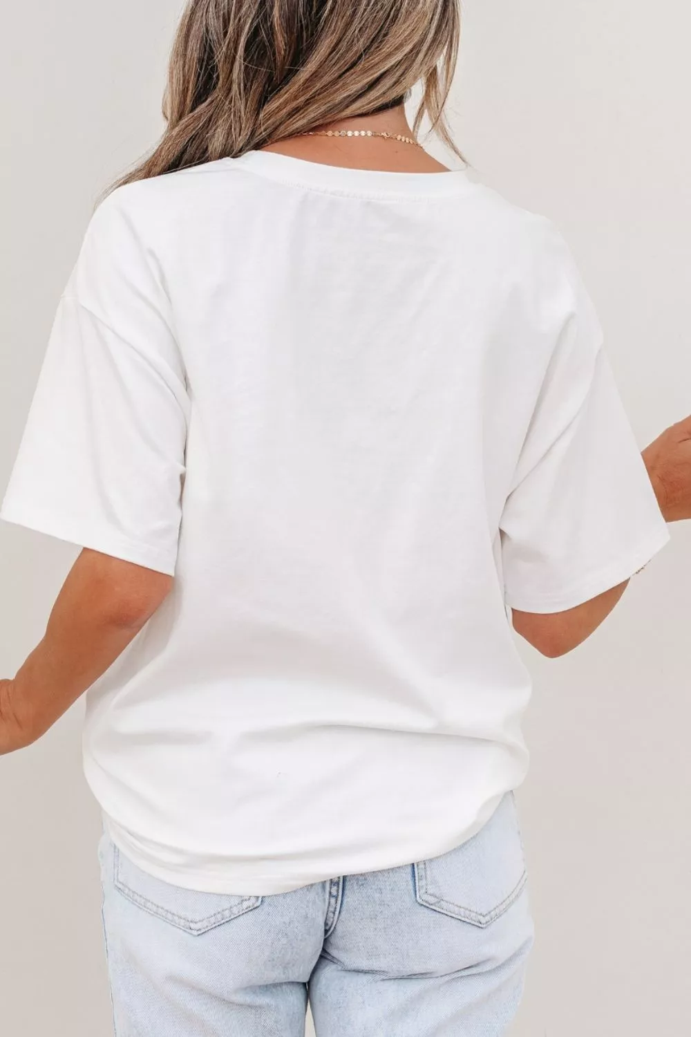 Color Block Chest Pocket Patched Casual Short Sleeve Top, image 3