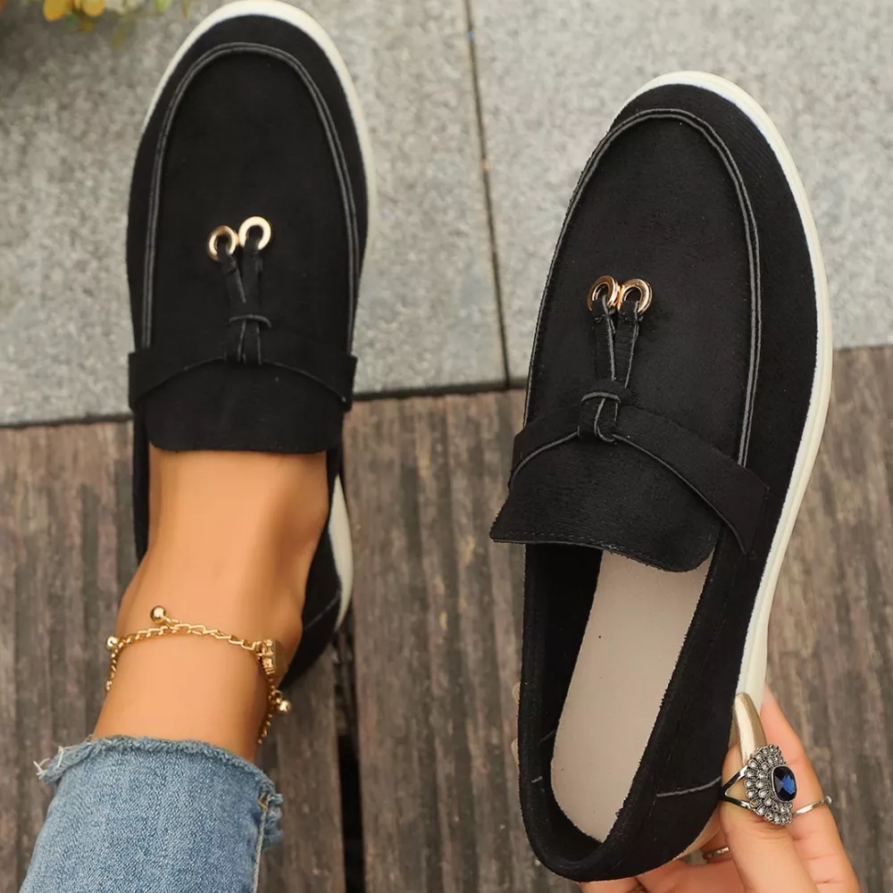 Casual Round Toe Slip-Ons, image 3