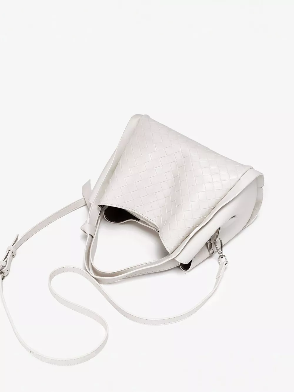 Textured Crossbody Bag with Versatile Top Handle, image 9