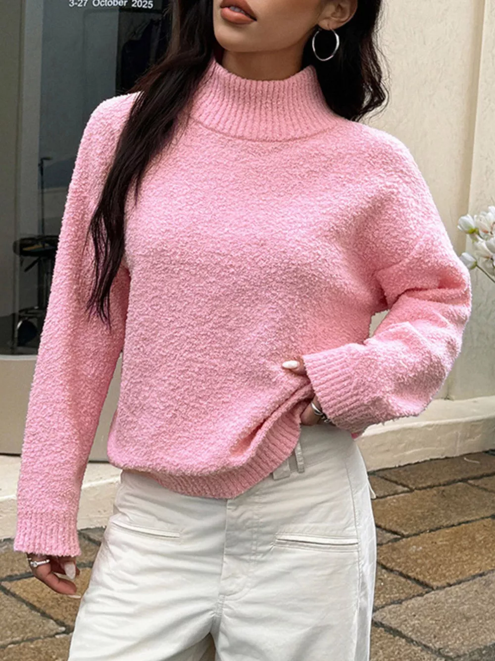 Turtleneck Long Sleeve Sweater, image 12