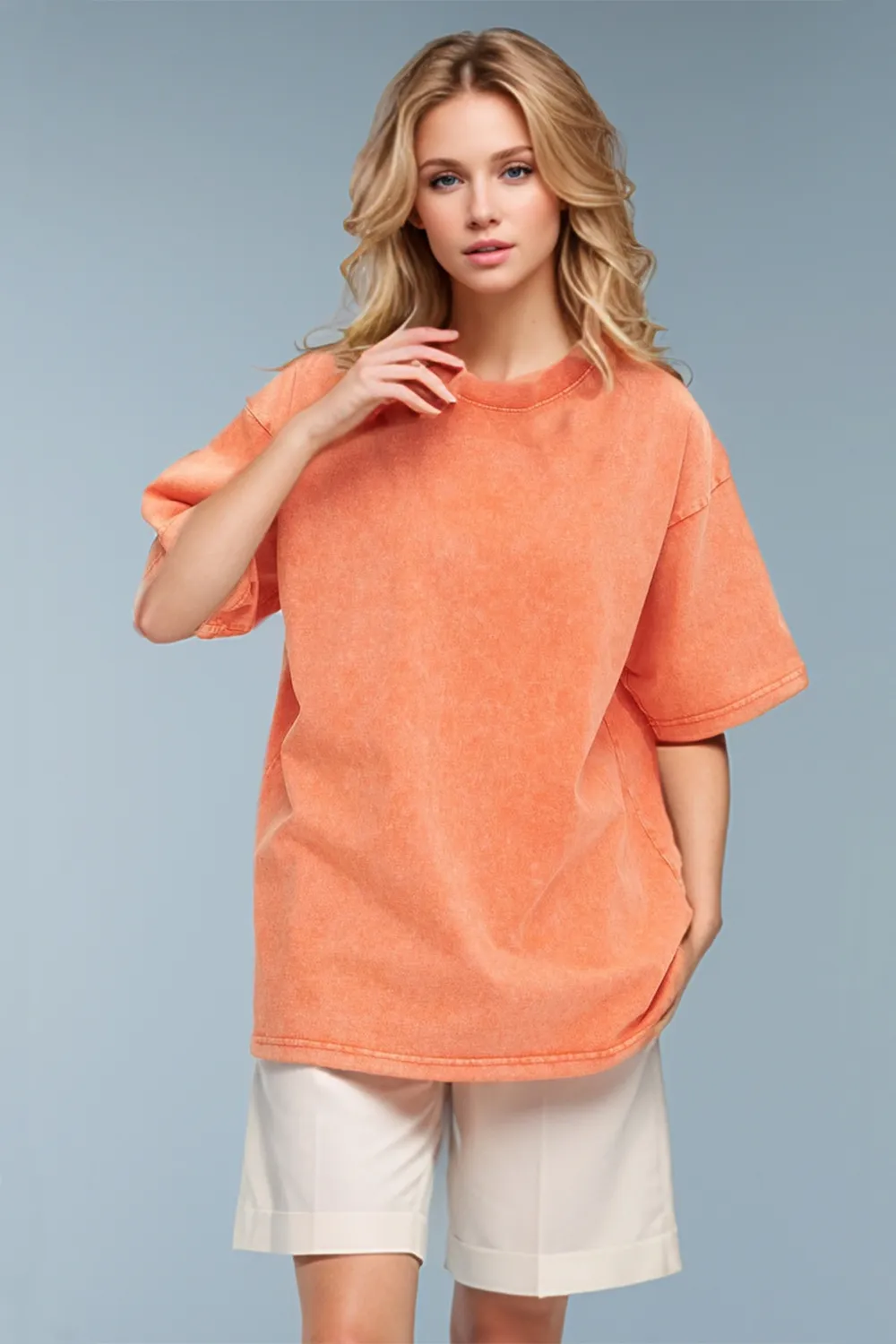 Round Neck Half Sleeve T-Shirt, image 4