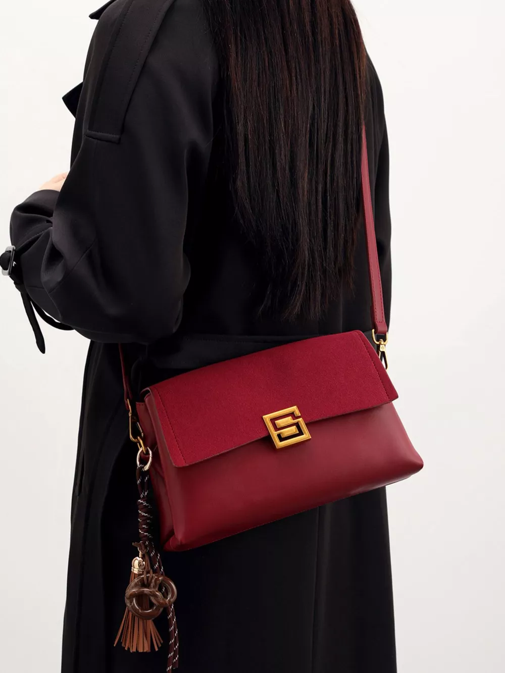 Gold-Tone Hardware Crossbody Bag, image 5