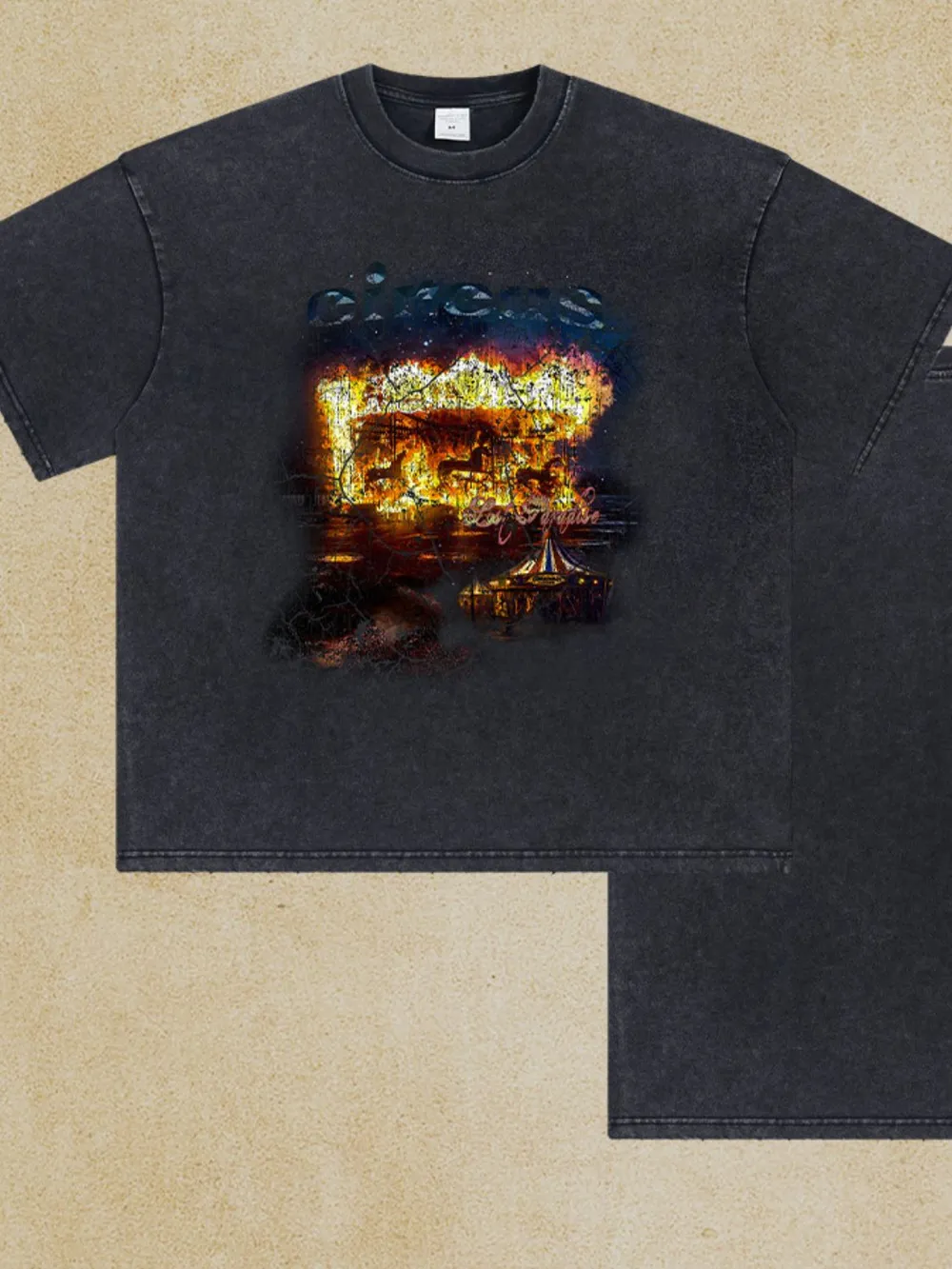 Men's Graphic Round Neck Half Sleeve T-Shirt, image 5