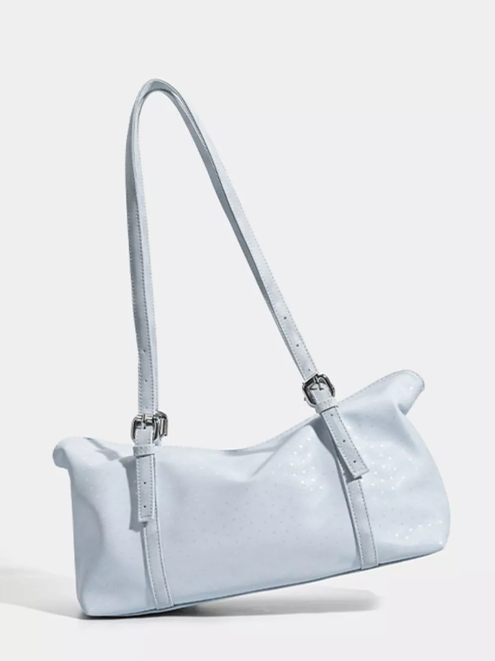 Leather Shoulder Bag with Star Charm, image 4