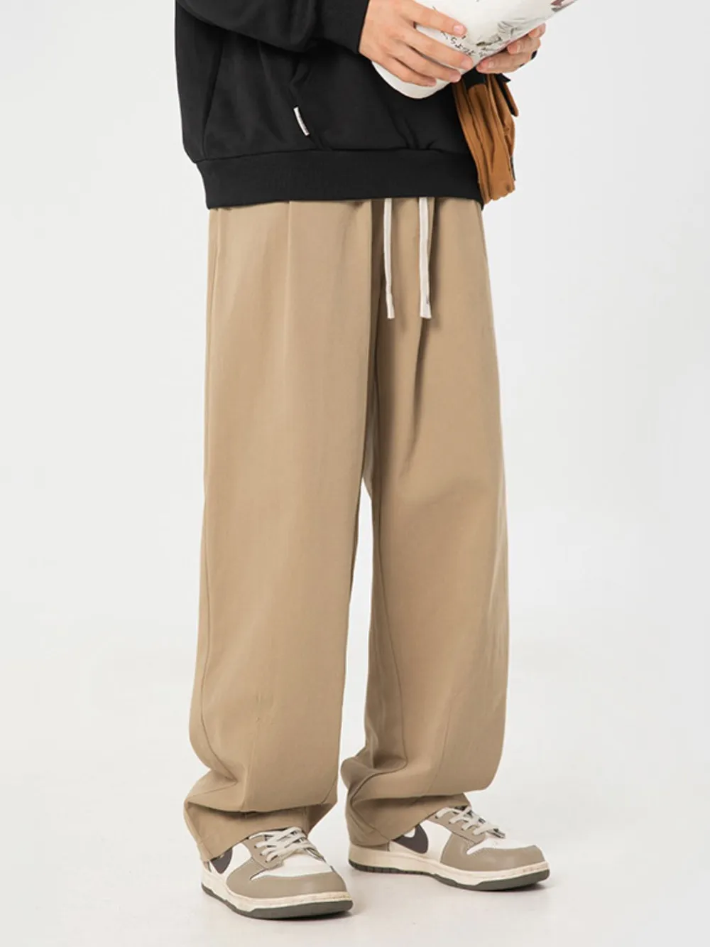 Men's Plus Size Drawstring Pants, image 2