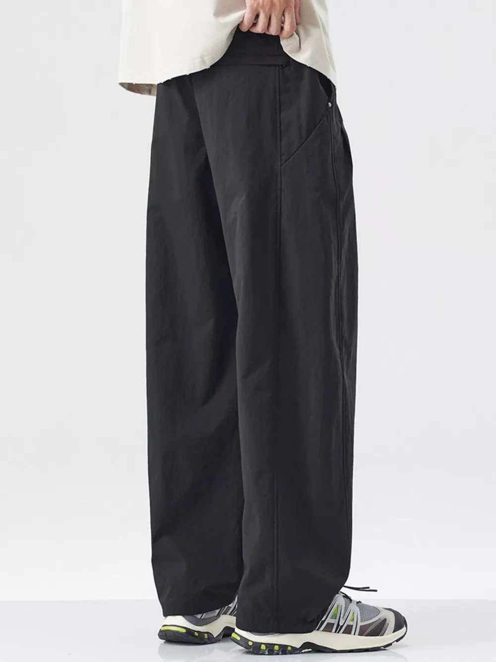 Men's Loose Fit Drawstring Cargo Pants, image 9
