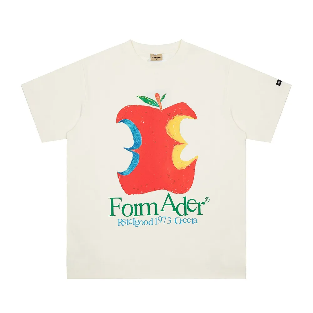 Men's Apple Bite Graphic Round Neck T-Shirt