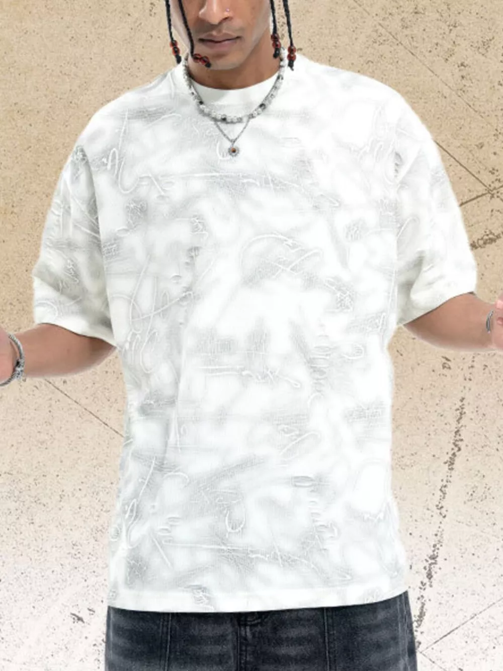 Men's Round Neck Half Sleeve T-Shirt, image 2