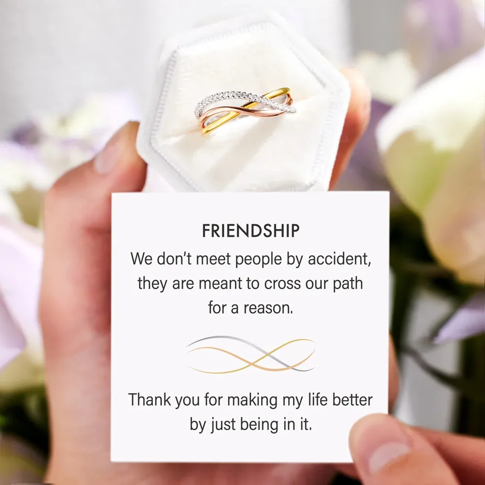Crisscross Gold-Plated 925 Sterling Silver Ring, image 6