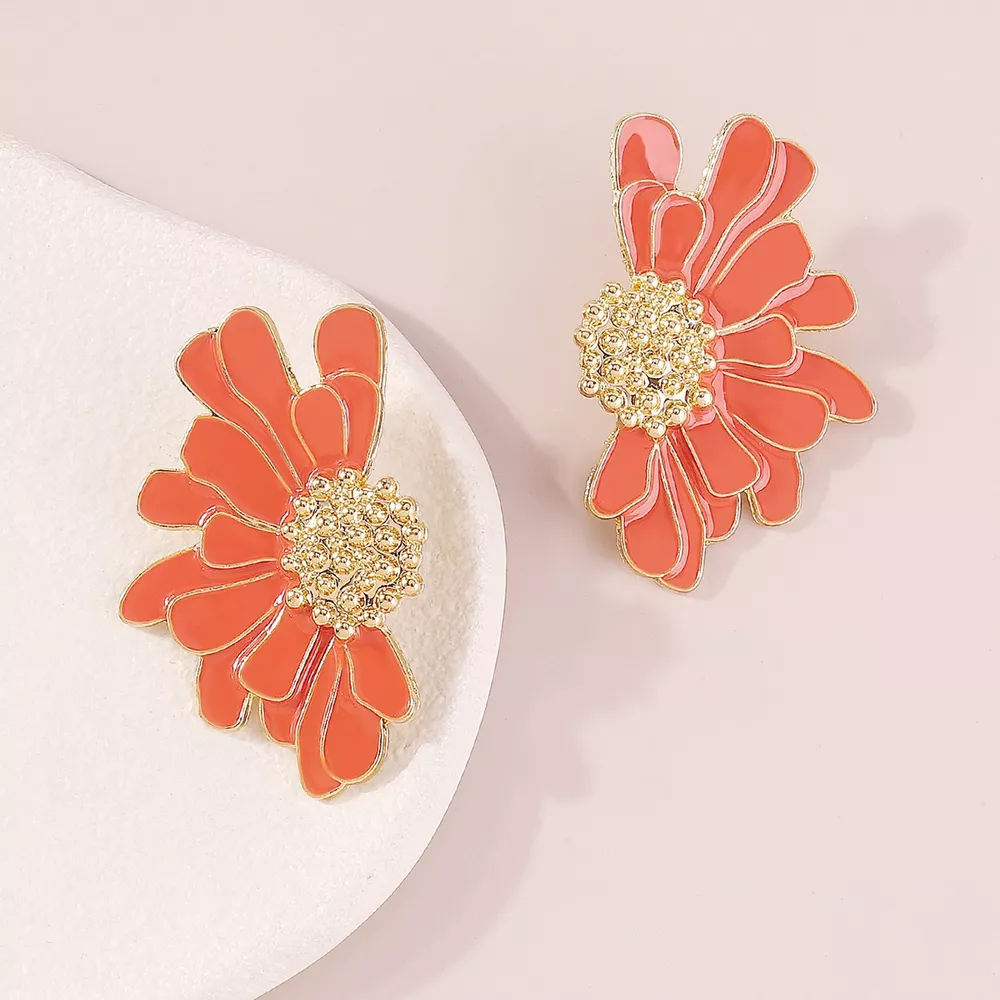 Flower Stud Earrings, image 5