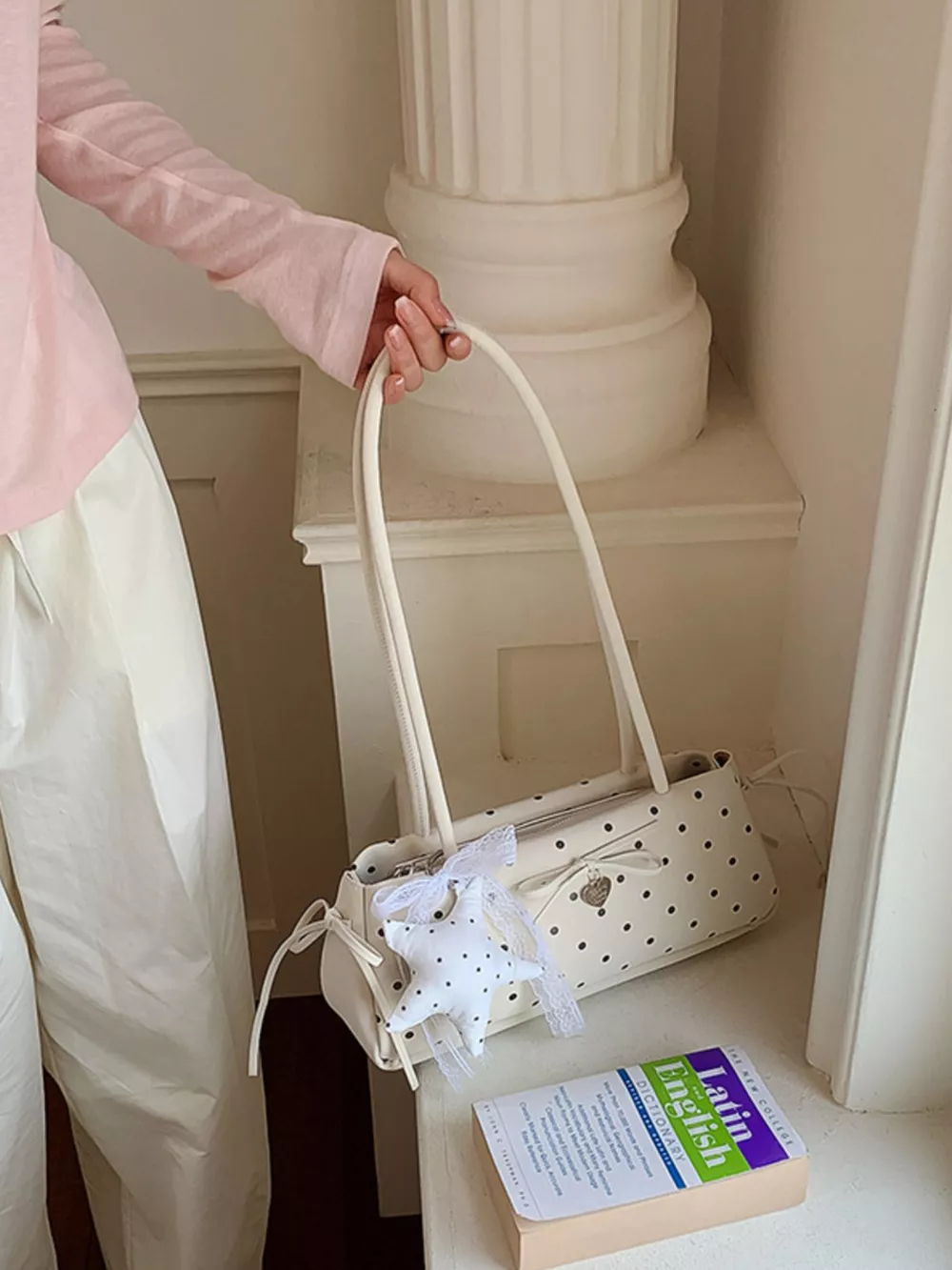 Polka Dot Shoulder Bag, image 6