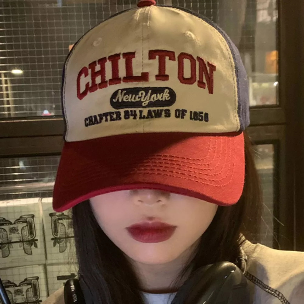 Embroidered Color Block Baseball Cap, image 4