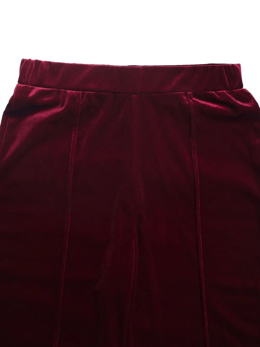 Elastic Waist Wide Leg Pants, image 3