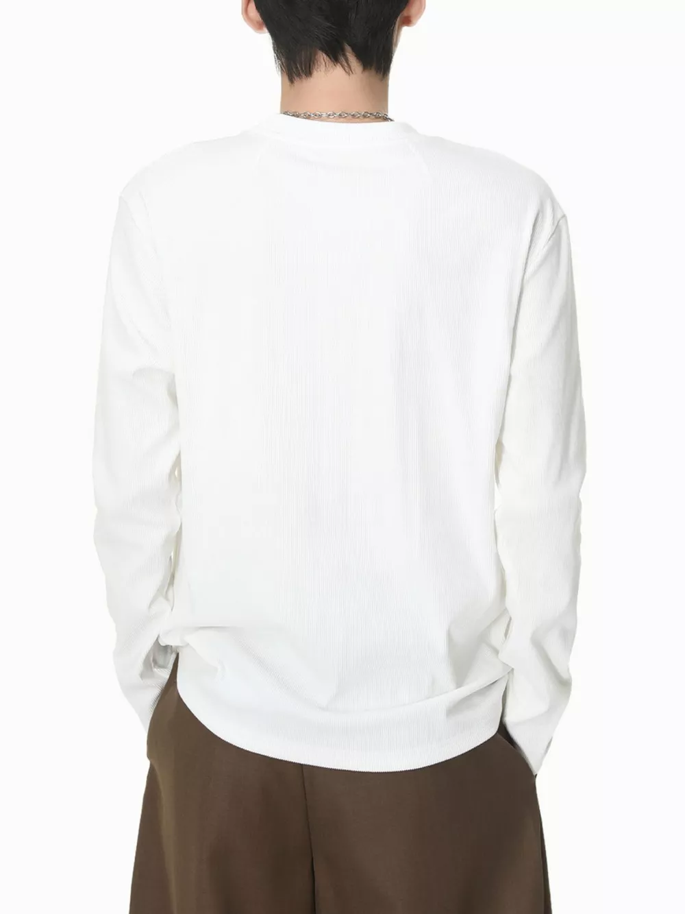 Men's Long-Sleeve Crew Neck T-Shirt, image 17
