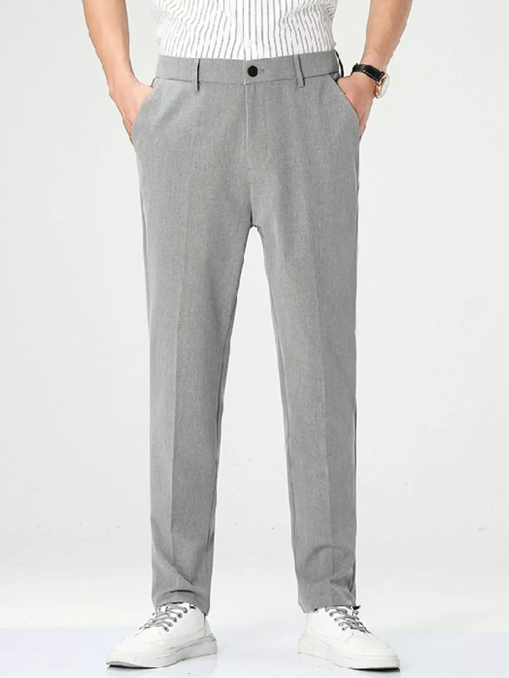 Men's Loose Fit Straight Leg Pants, image 5