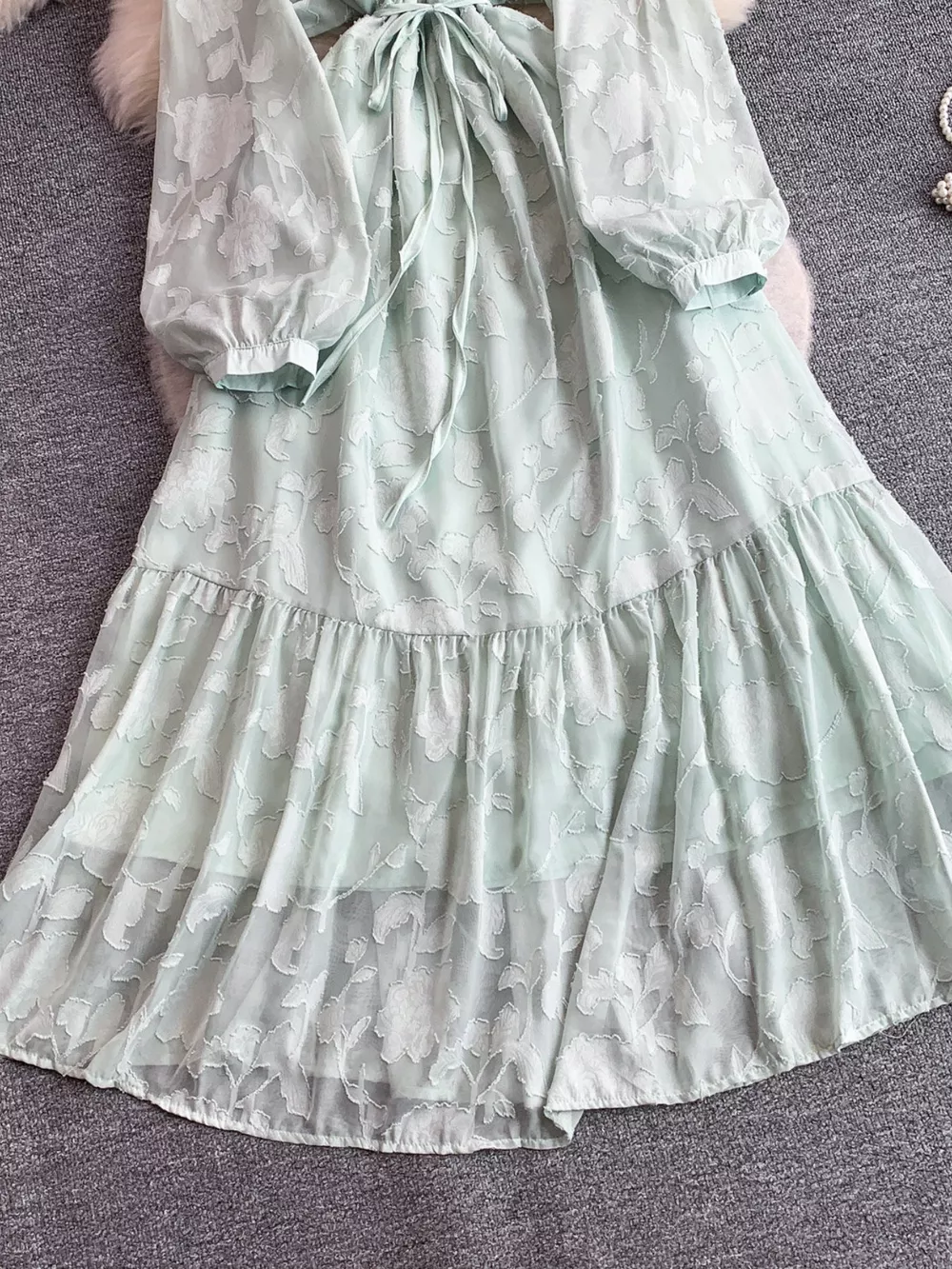 Tie Waist Long Sleeve Dress, image 21