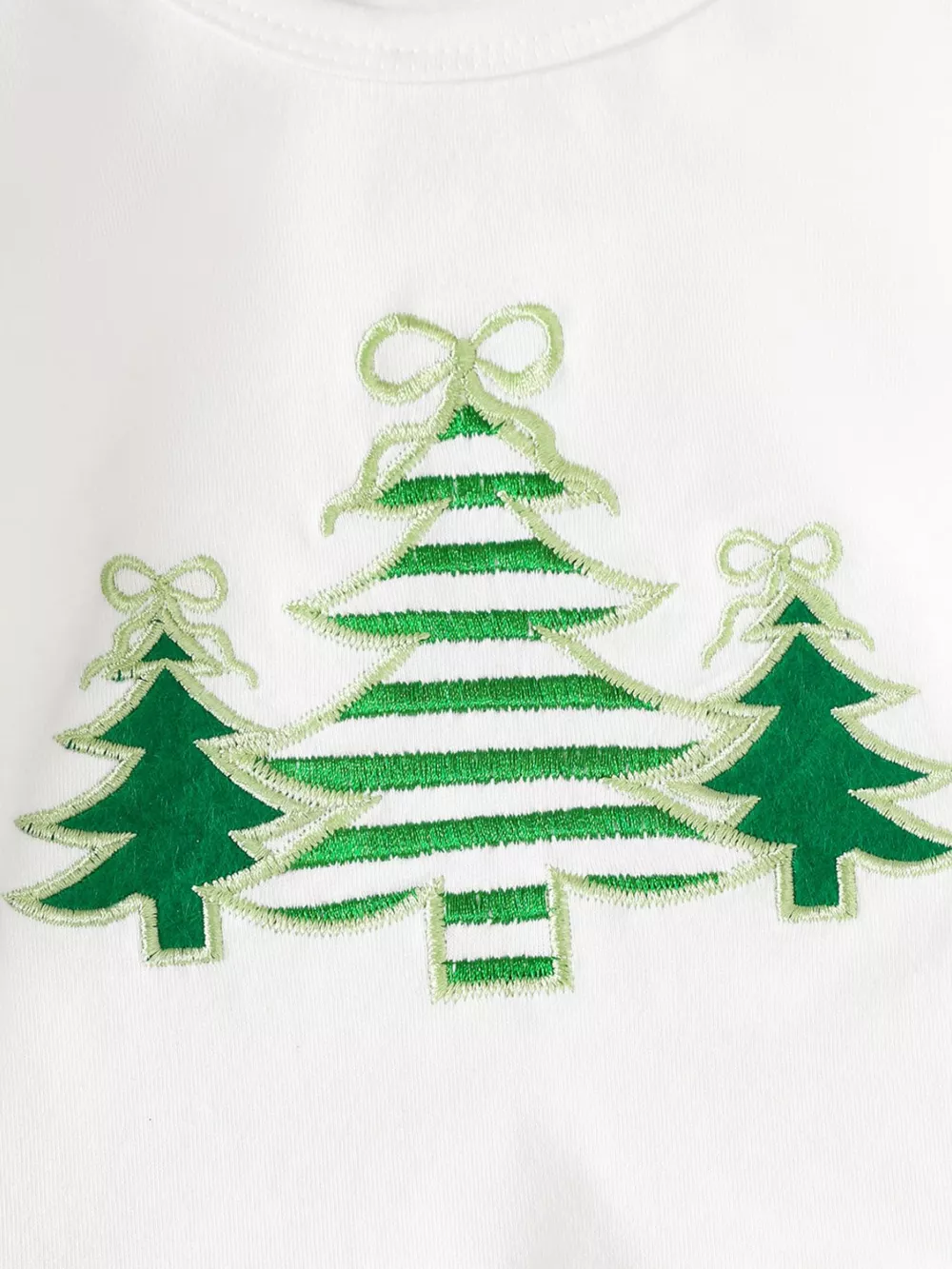 Children's Christmas Ruffle Trim Top and Pants Set, image 15