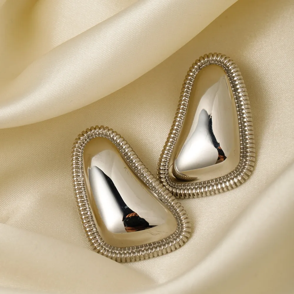 Stainless Steel Stud Earrings, image 4