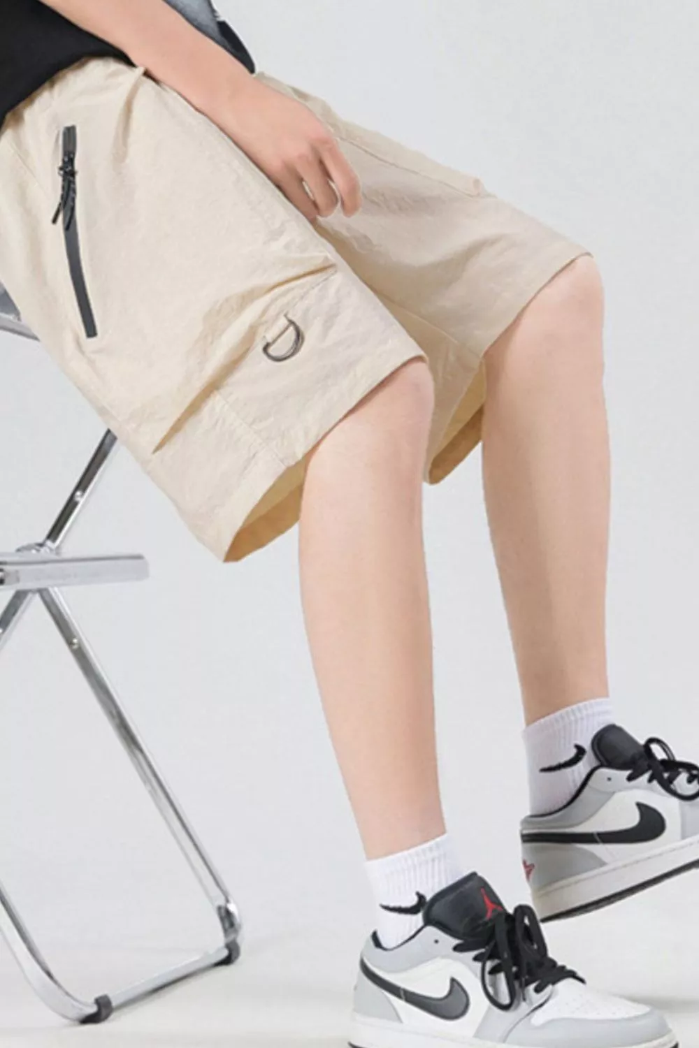 Men's Plus Size Cargo Pocket Relaxed Fit Shorts, image 5