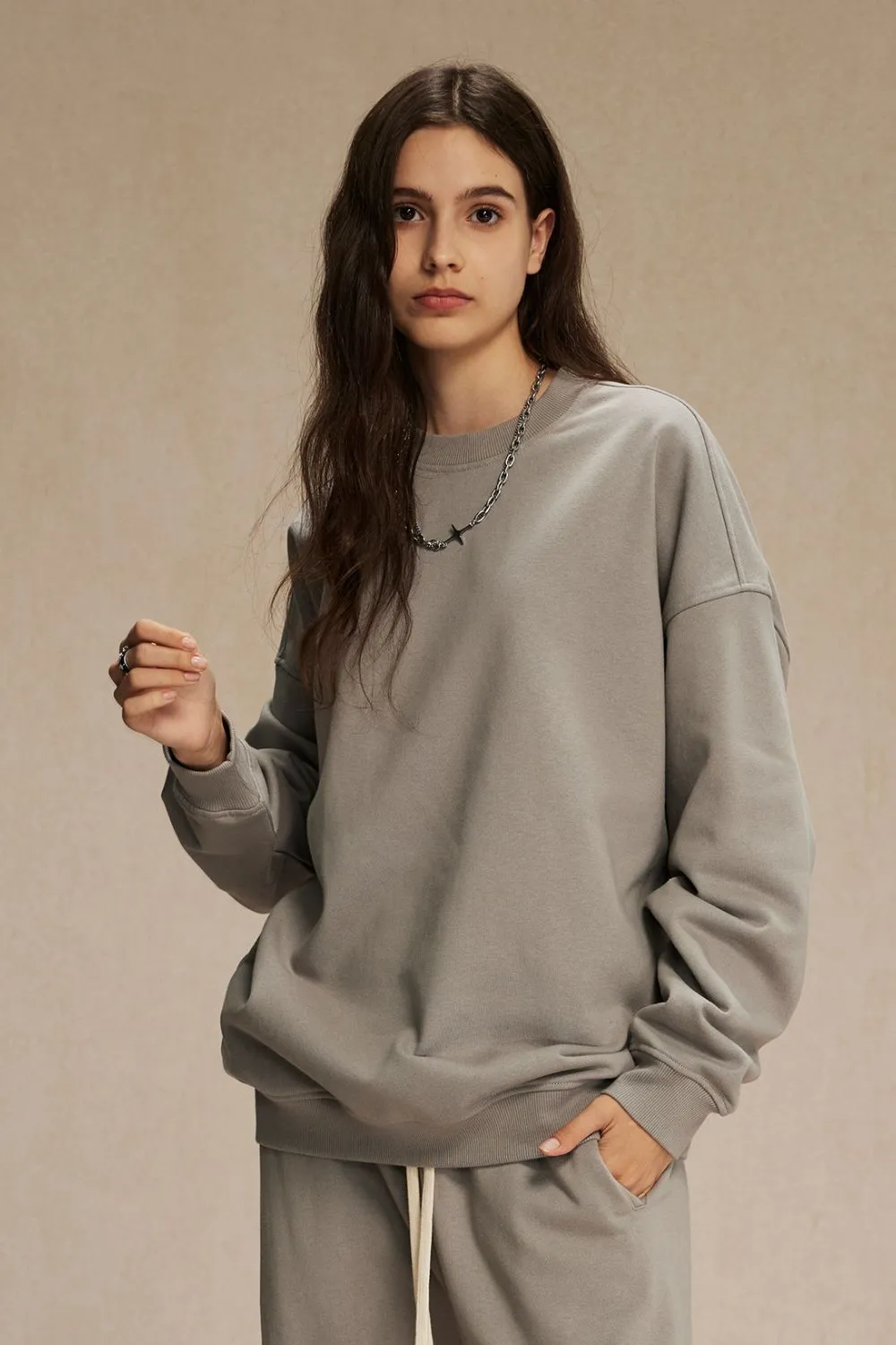 Men's Round Neck Long Sleeve Sweatshirt, image 24