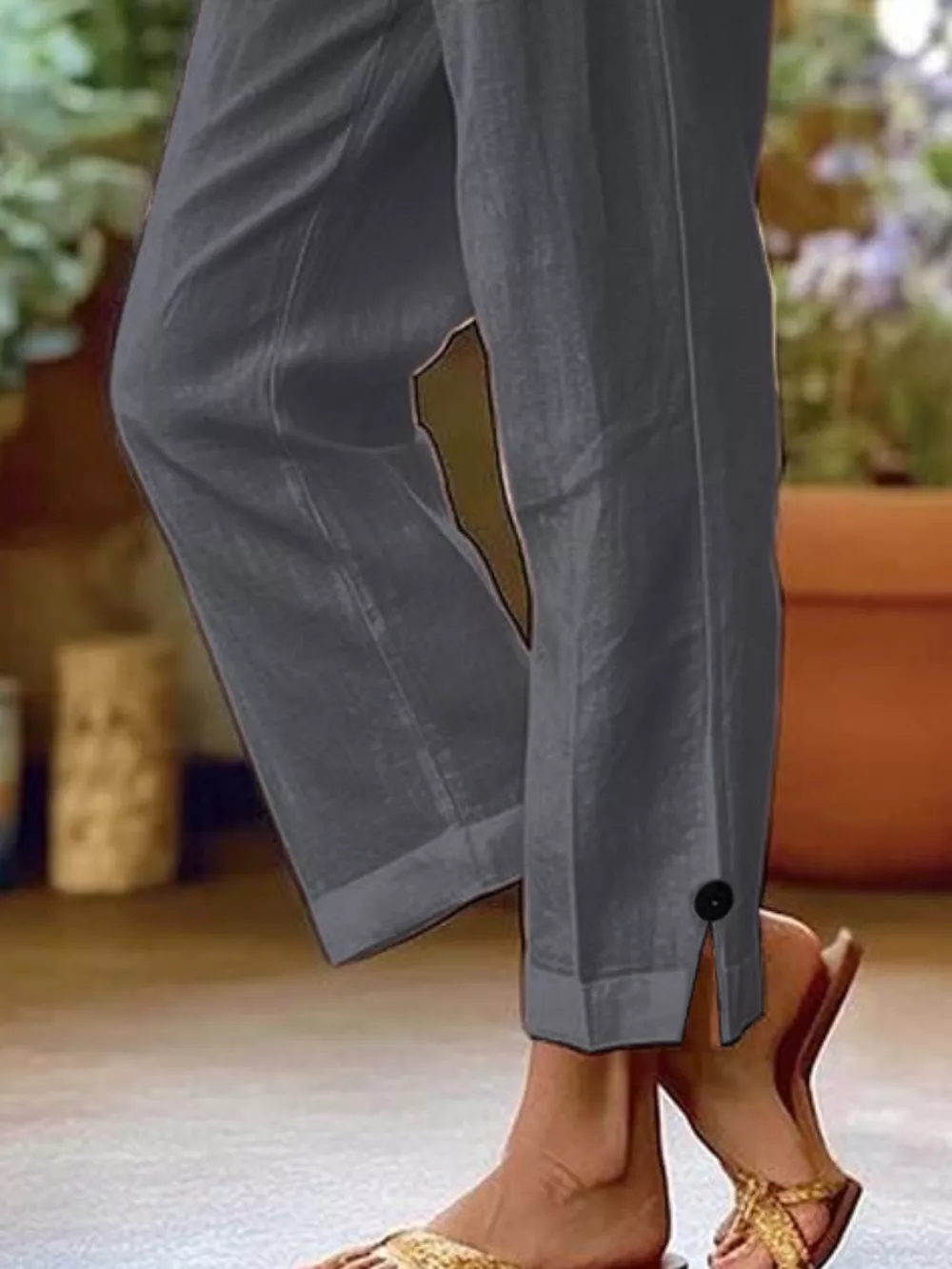 Full Size Casual Wide-Leg Pants Plus Size, image 8