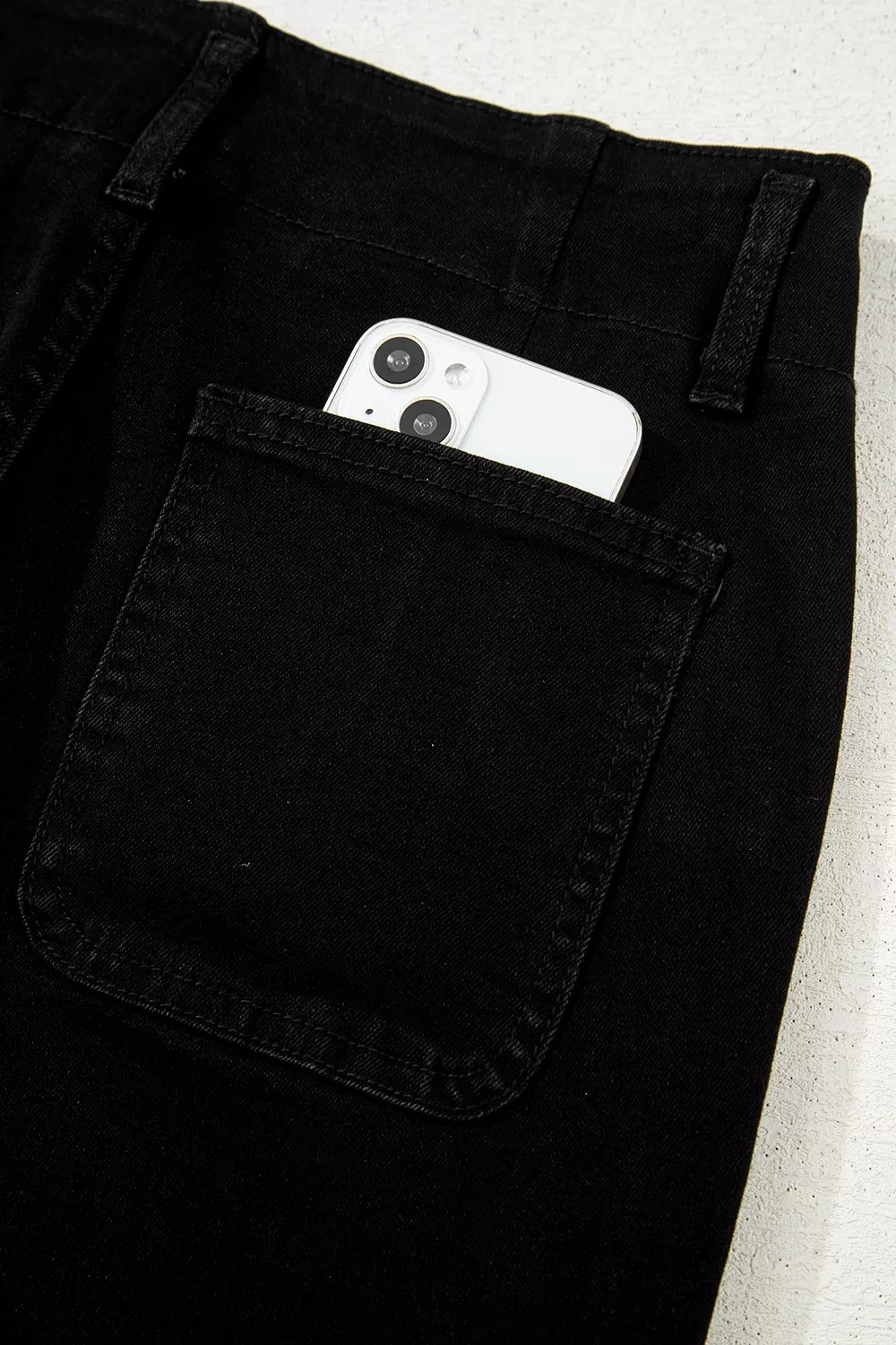2-Button High Waist Flared Bottom Jeans, image 12