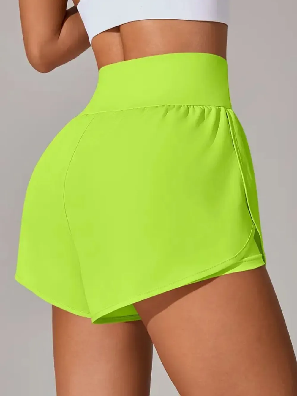 Pocketed High Waist Active Shorts, image 5