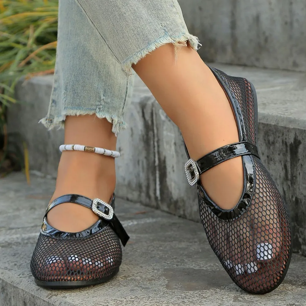 Round Toe Flats Sandals, image 2