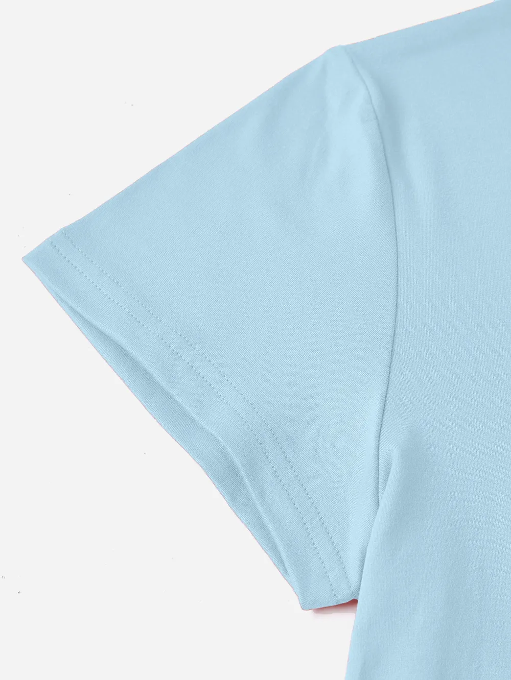 Letter Graphic Round Neck Short Sleeve T-Shirt, image 4