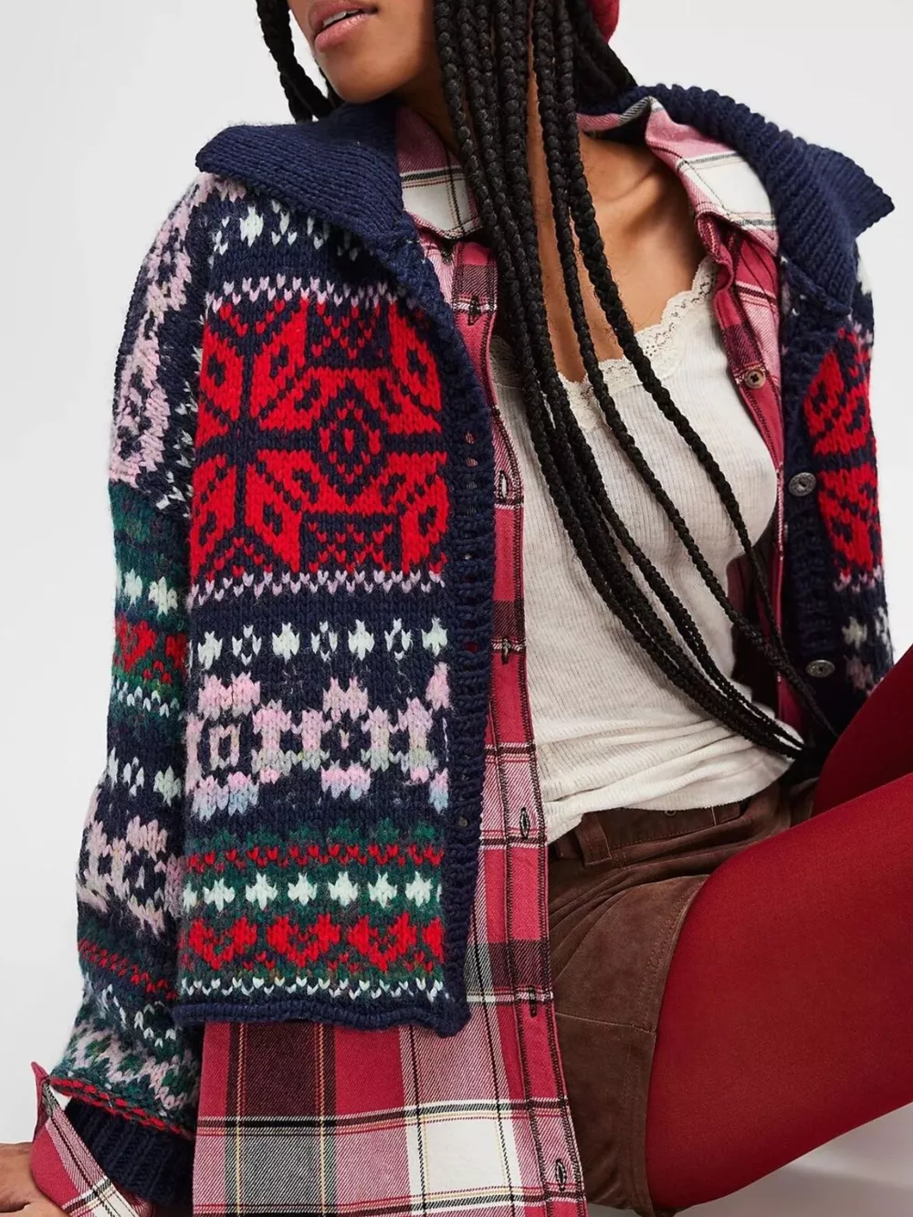 Vintage Button Up Knit Cardigan, image 4