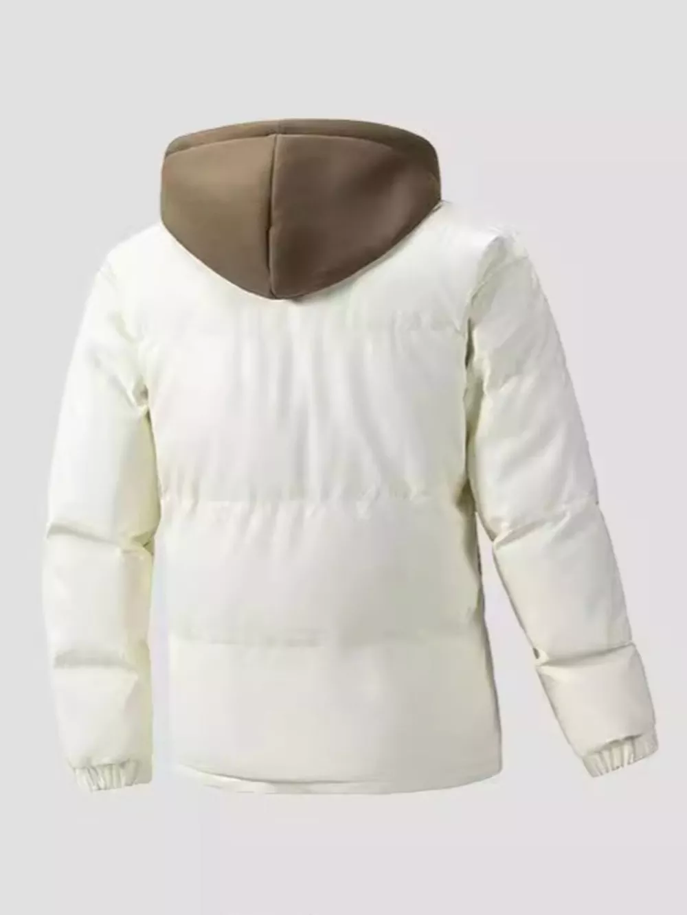 Men's Plus Size Zip Up Long Sleeve Hooded Jacket, image 5
