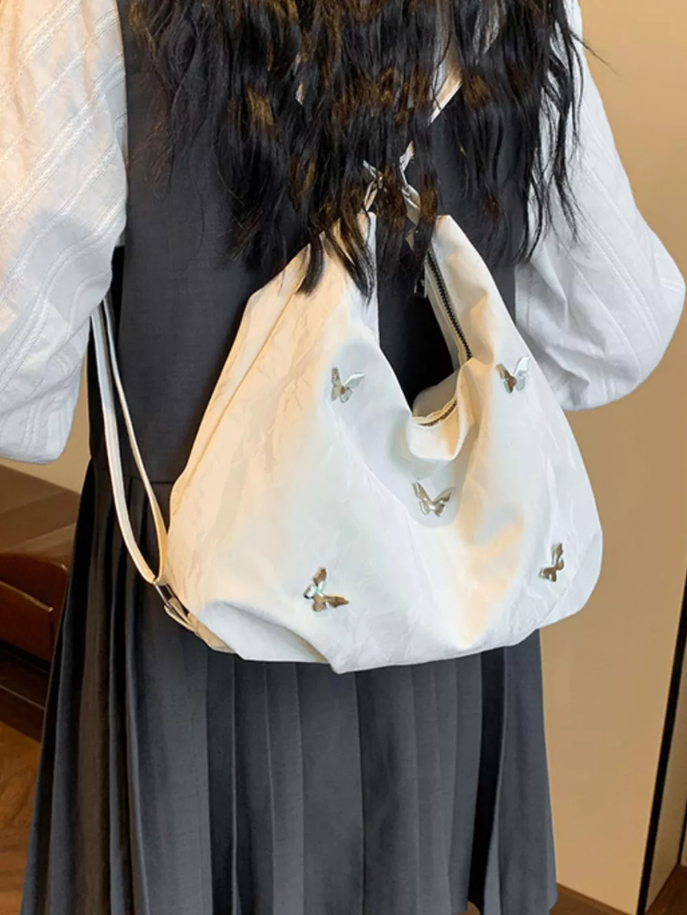 Butterfly Lightweight Shoulder Bag, image 5