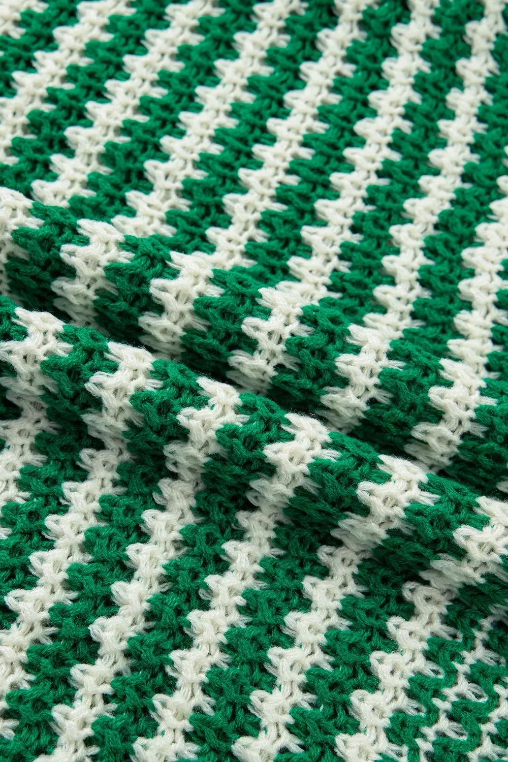 Striped Textured Knit Sweater, image 9
