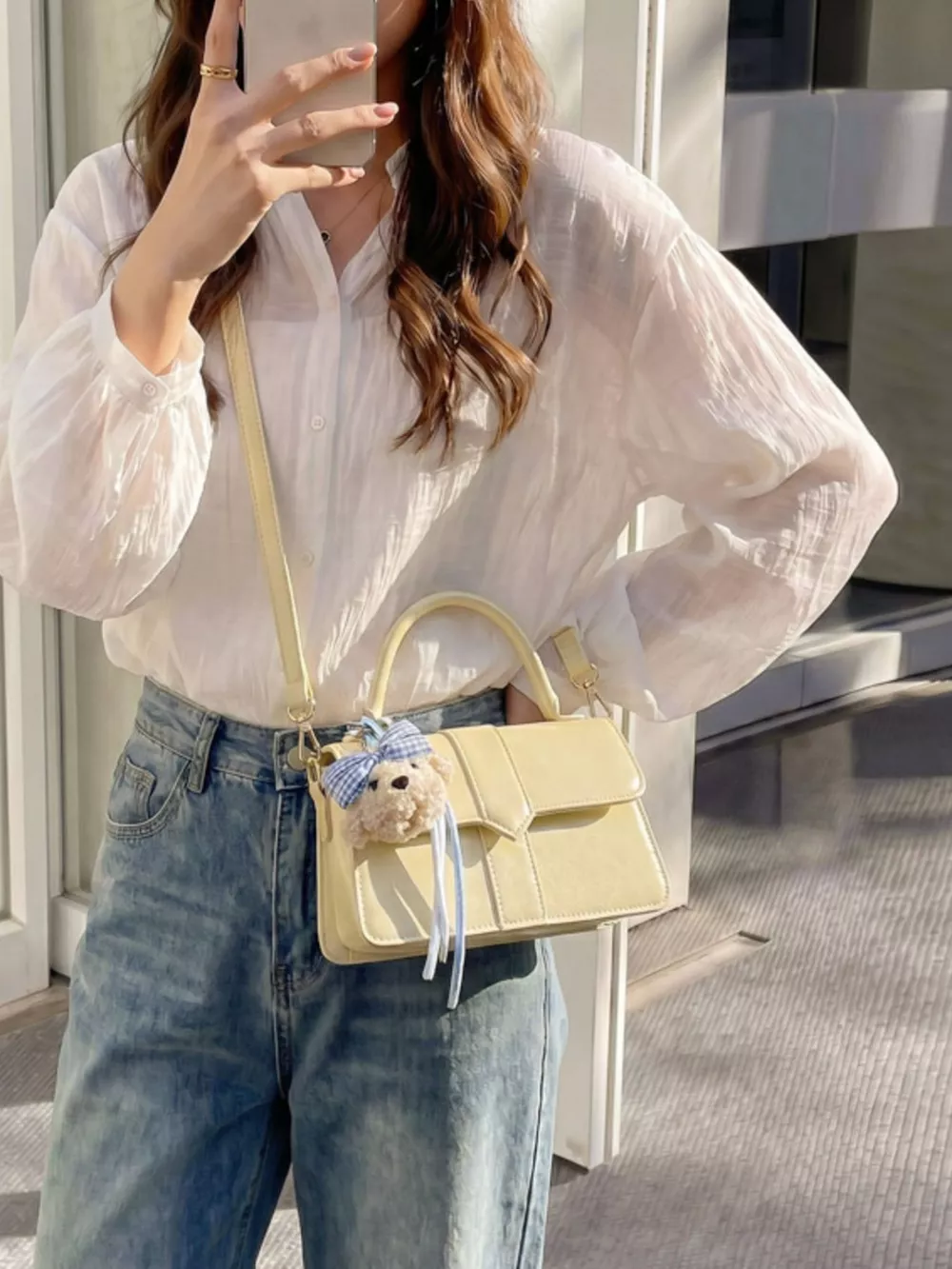 PU Leather Crossbody Bag, image 6