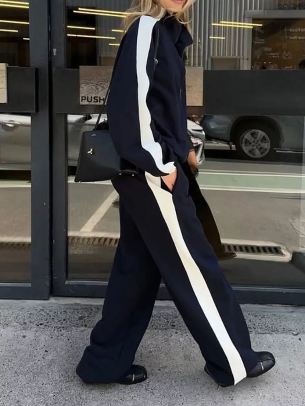 Zip Up Long Sleeve Outerwear and Pants Set, image 9