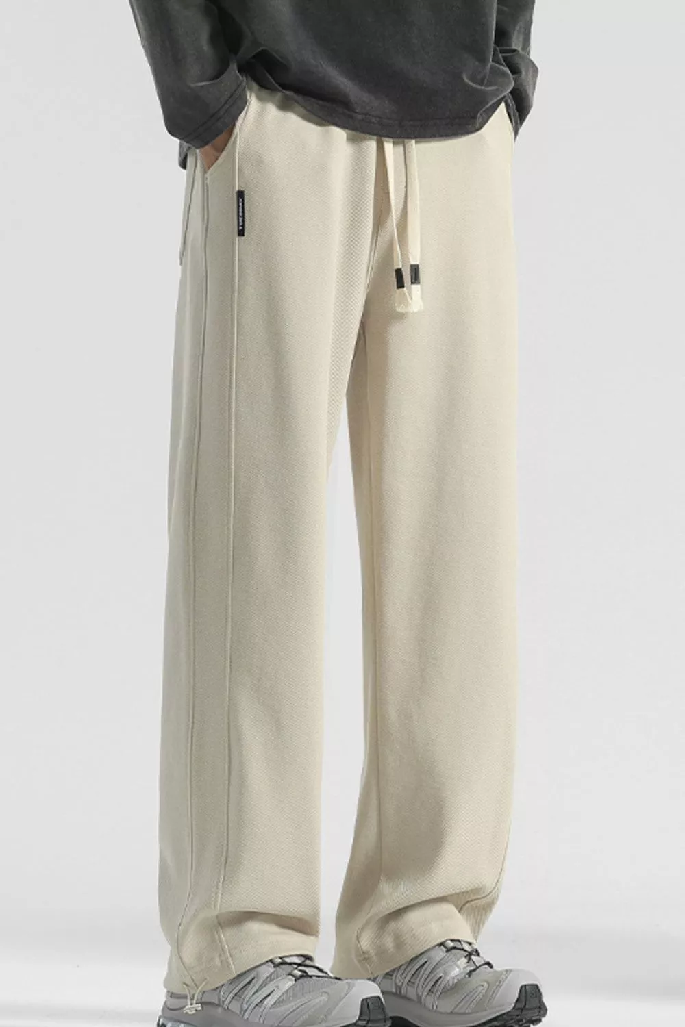 Men's Plus Size Casual Loose Fit Drawstring Sweatpants, image 2